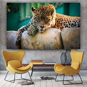 Tableau peinture Leopard